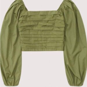 Abercrombie & Fitch Sage Green Blouse